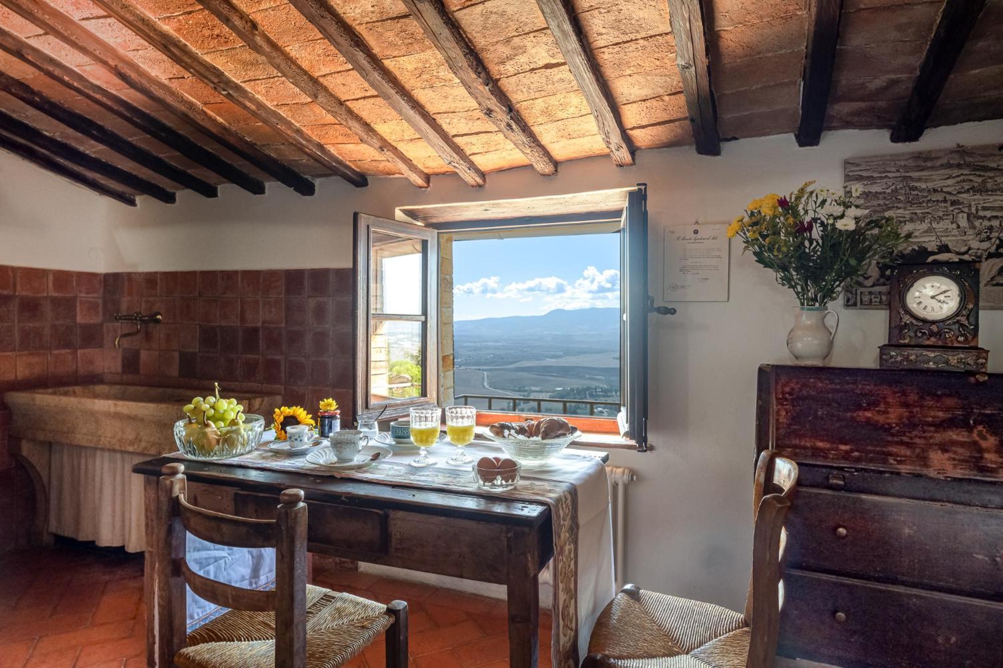 Artistica Pienza - Breathtaking Val D'Orcia View Appartement Buitenkant foto