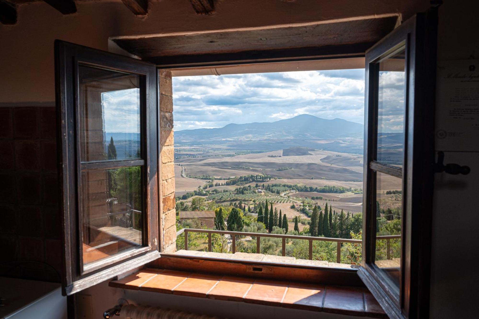 Artistica Pienza - Breathtaking Val D'Orcia View Appartement Buitenkant foto